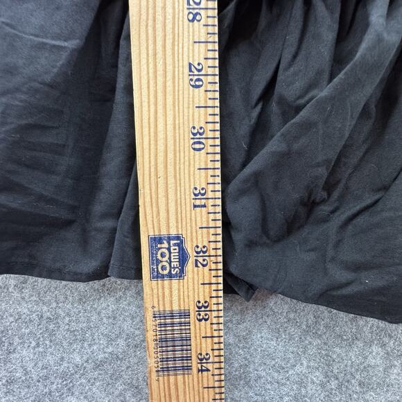 Love the Label Women Rosaline Mini Dress Size S Black Cotton Romantic Cottage - Picture 11 of 16